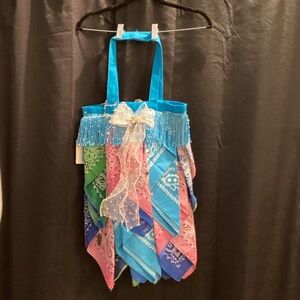 Handmade Blue and Pink Bandana Tote Bag